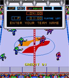 Select Screen for Blades of Steel.