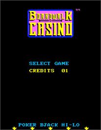 Select Screen for Boardwalk Casino.