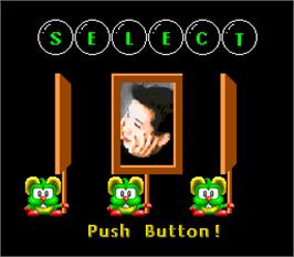 Select Screen for Bubble Pong Pong.