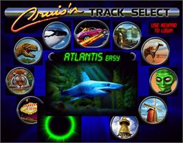 Select Screen for Cruis'n Exotica.