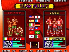 Select Screen for Dunk Dream '95.