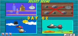 Select Screen for Egg Venture Deluxe.