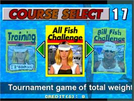 Select Screen for Fisherman's Bait - Marlin Challenge.