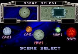 Select Screen for Galaxy Force 2.