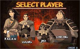 Select Screen for Legend of Heroes.