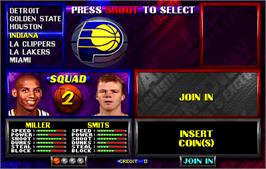Select Screen for NBA Hangtime.