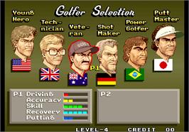 Select Screen for Neo Turf Masters / Big Tournament Golf.