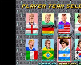 Select Screen for Olympic Soccer '92.