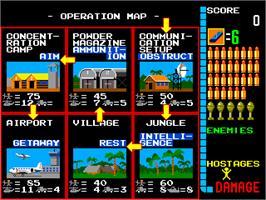 Select Screen for Operation Wolf.