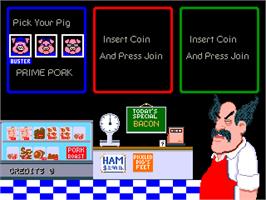 Select Screen for Pig Out: Dine Like a Swine!.