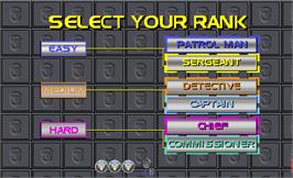 Select Screen for Police Trainer.