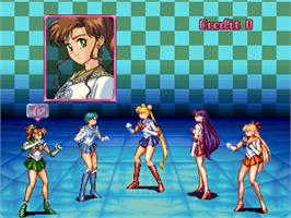 Select Screen for Pretty Soldier Sailor Moon.