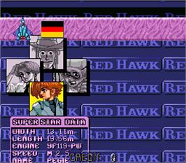 Select Screen for Red Hawk.