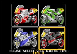 Select Screen for Riding Hero.