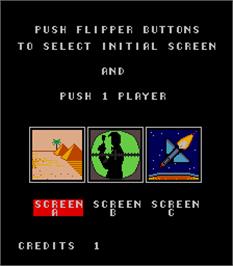 Select Screen for Speed Ball.