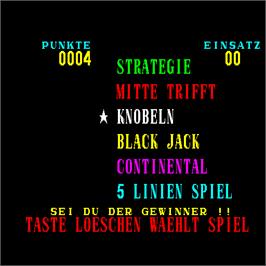 Select Screen for Spiel Bude.