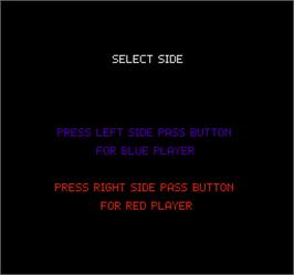 Select Screen for Street Football.