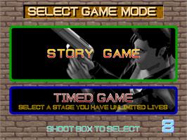 Select Screen for Time Crisis.