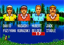Select Screen for Top Player's Golf.