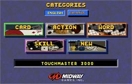 Select Screen for Touchmaster 3000.