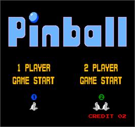 Select Screen for Vs. Pinball.