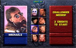 Select Screen for WWF: Wrestlemania.