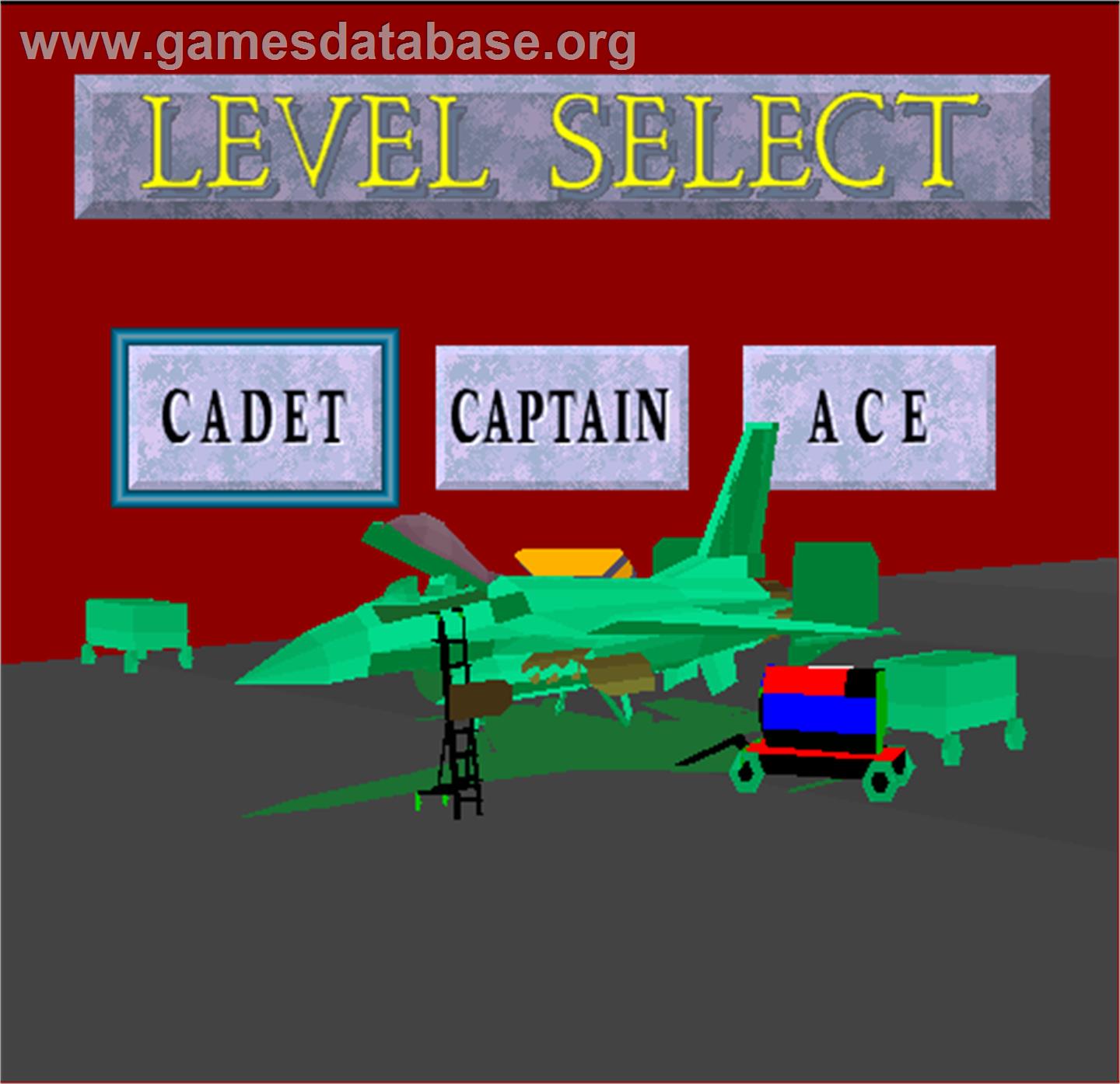 Air Combat - Arcade - Artwork - Select Screen