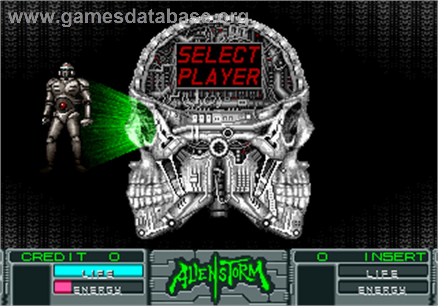 Alien Storm - Arcade - Artwork - Select Screen