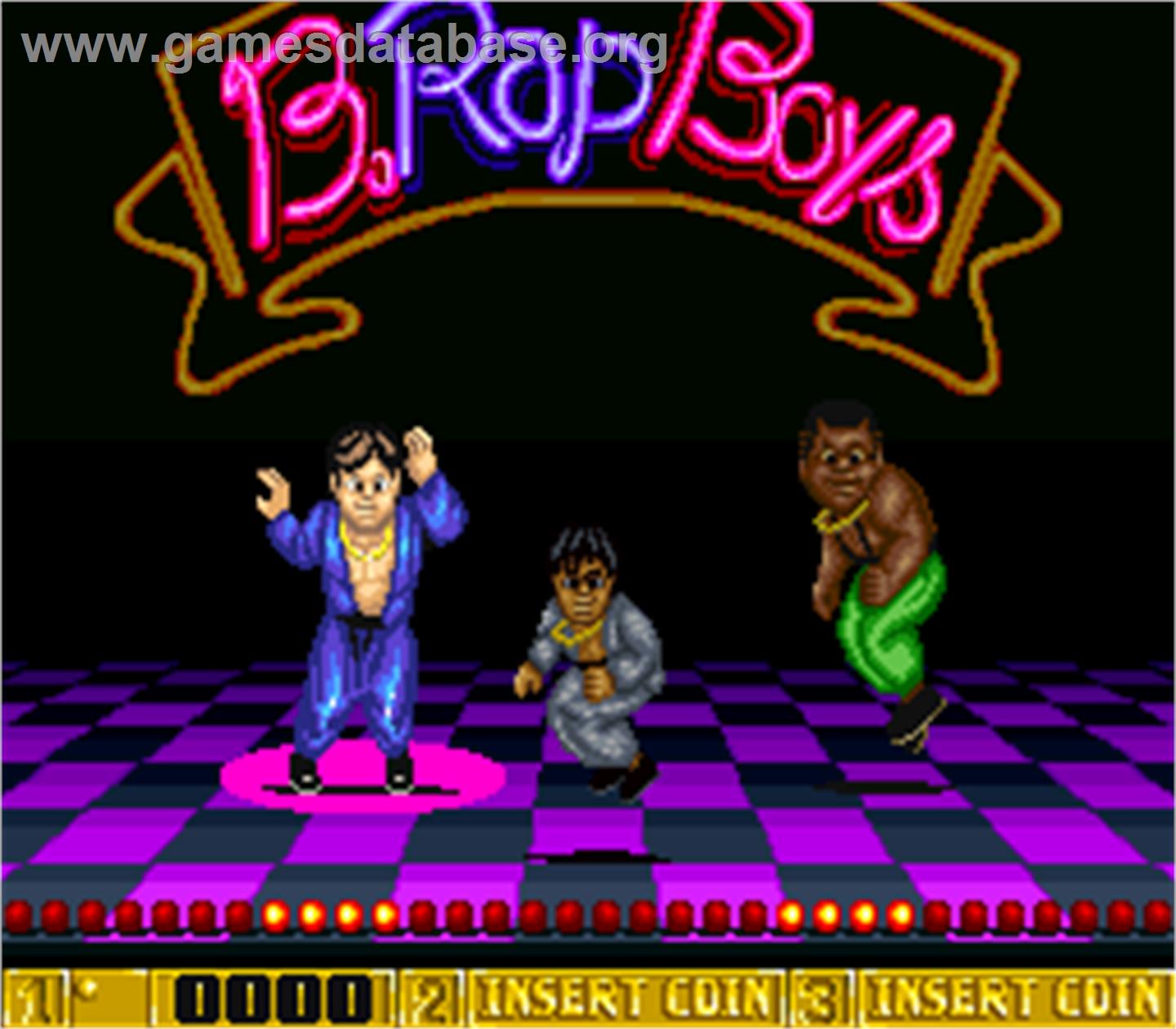 B.Rap Boys - Arcade - Artwork - Select Screen