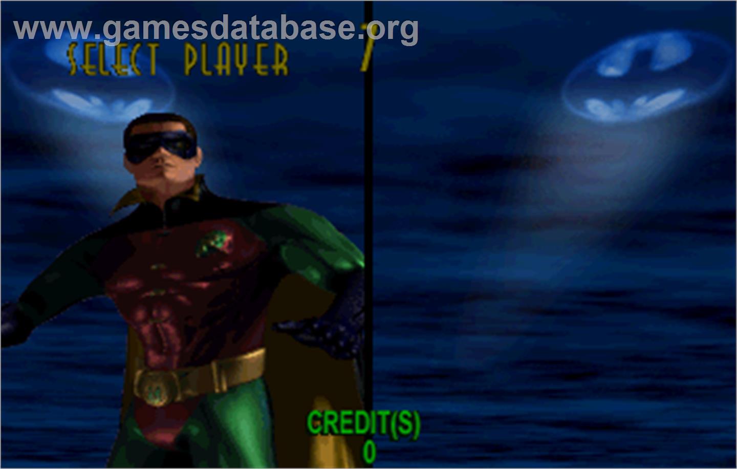 Batman Forever - Arcade - Artwork - Select Screen