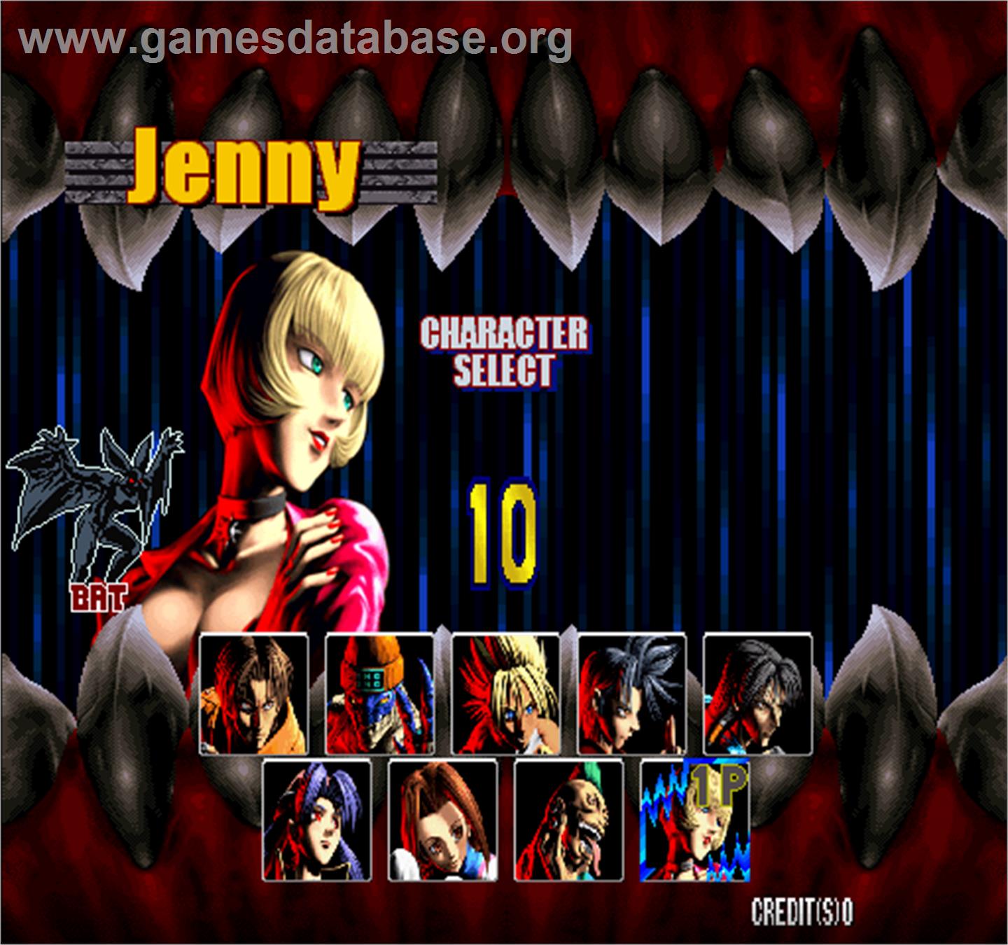 Bloody Roar 2 - Arcade - Artwork - Select Screen