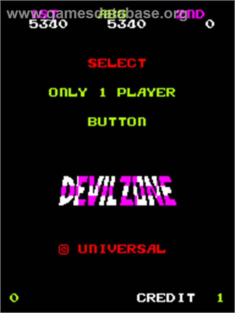 Devil Zone - Arcade - Artwork - Select Screen