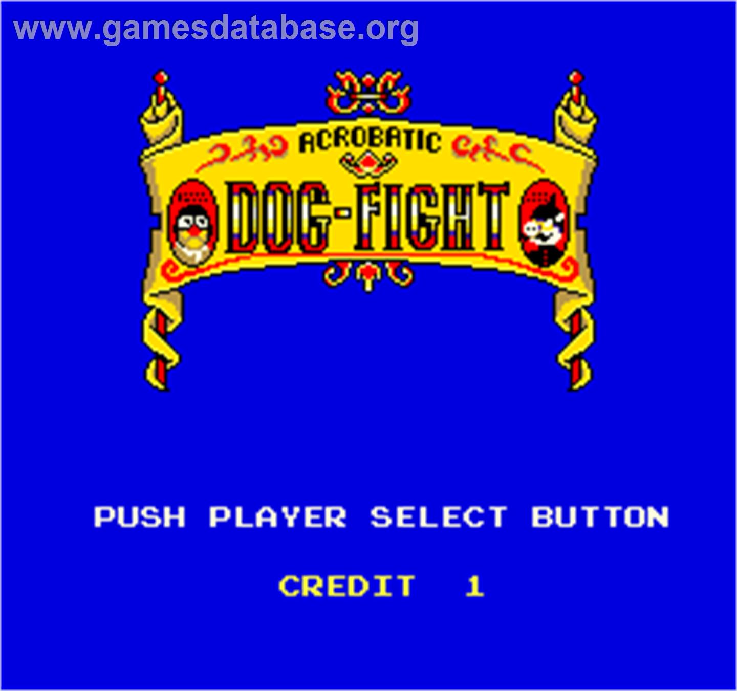 Dog-Fight - Arcade - Artwork - Select Screen