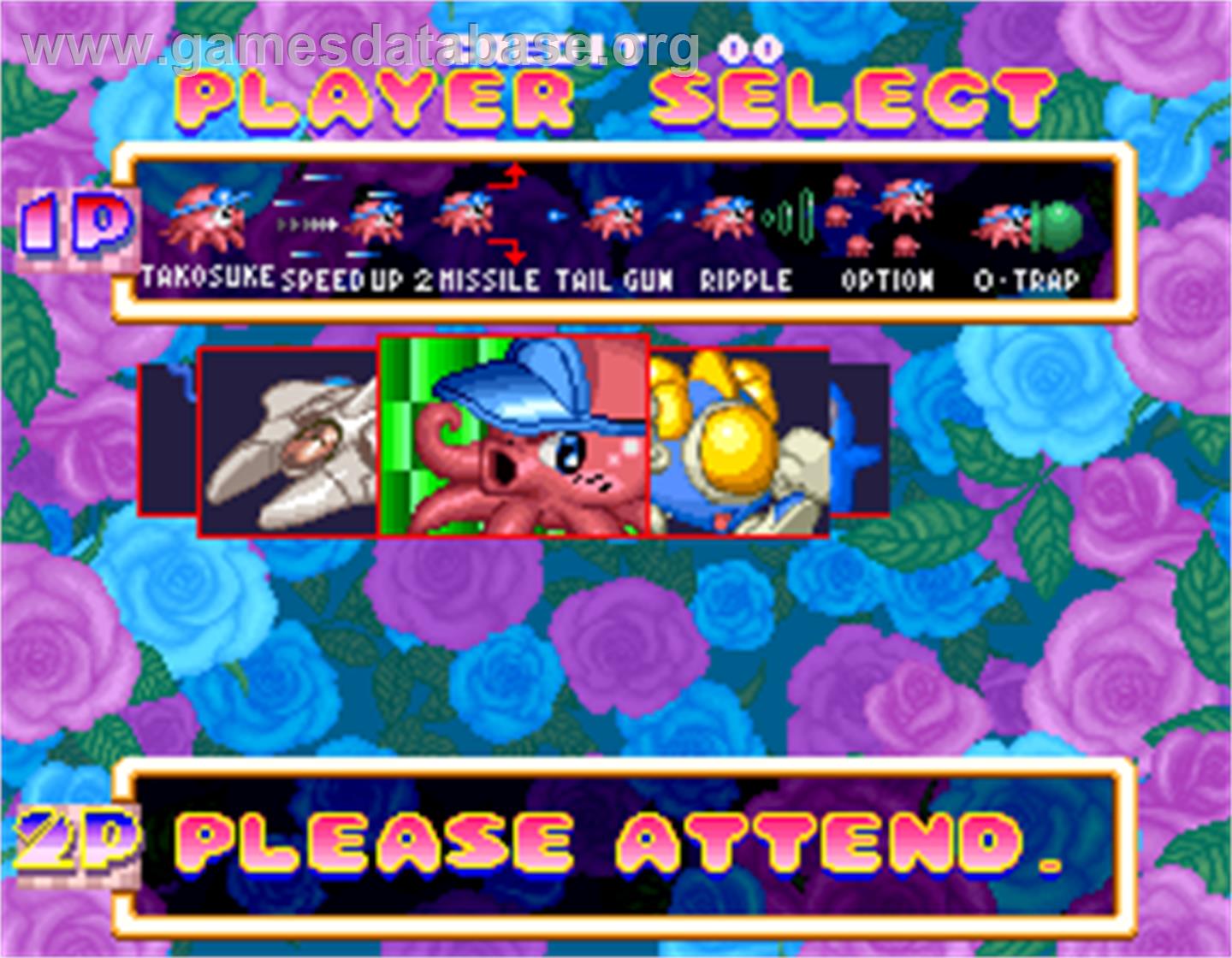 Fantastic Journey - Arcade - Artwork - Select Screen