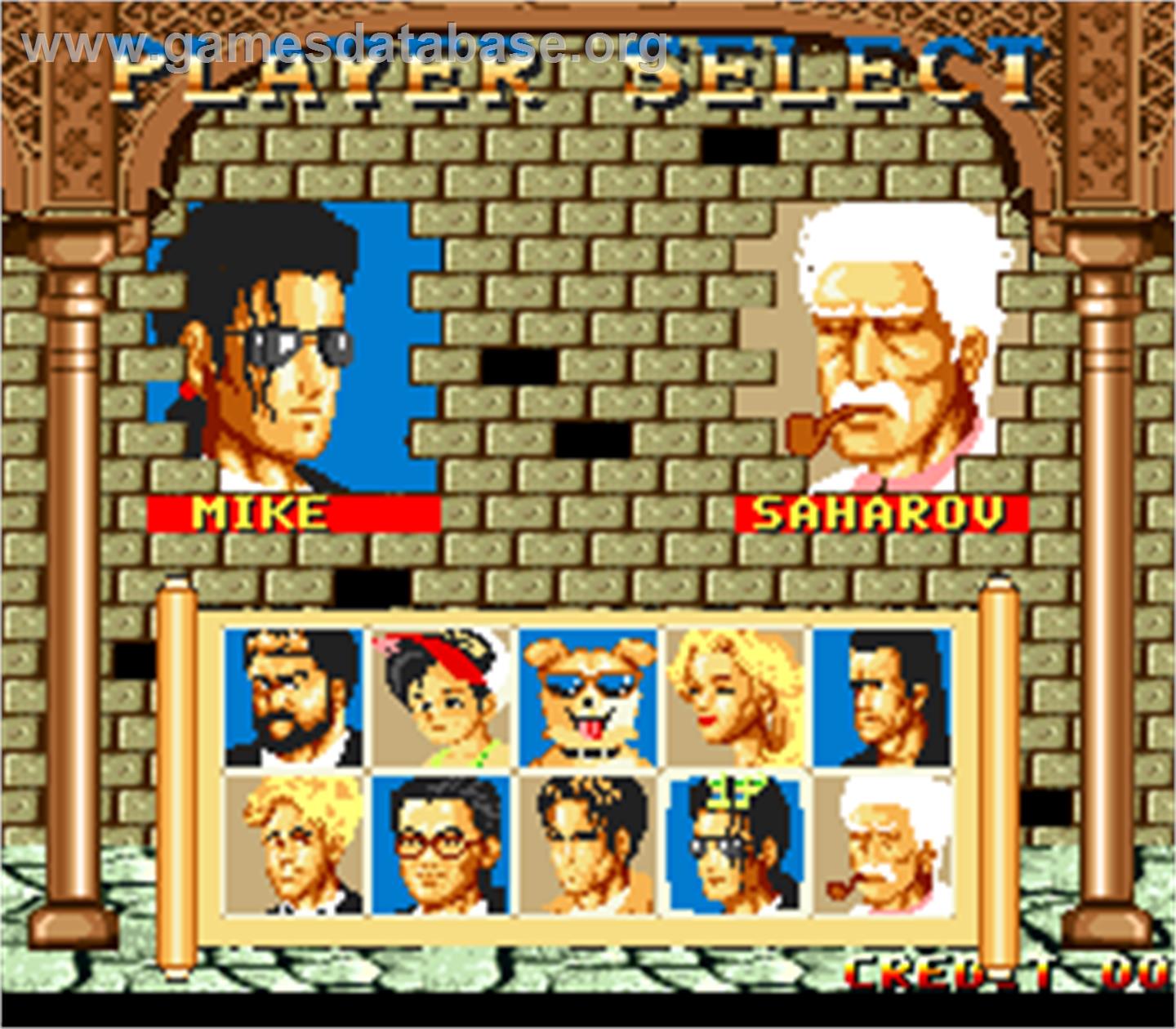Final Tetris - Arcade - Artwork - Select Screen