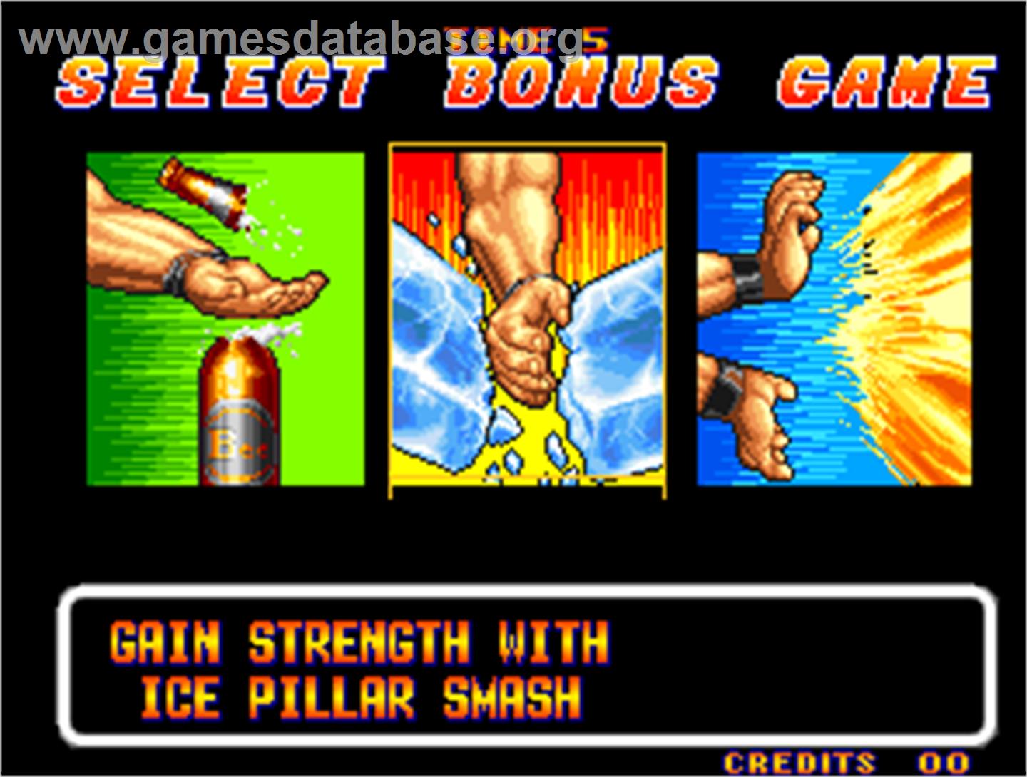 Fit of Fighting - Arcade - Artwork - Select Screen