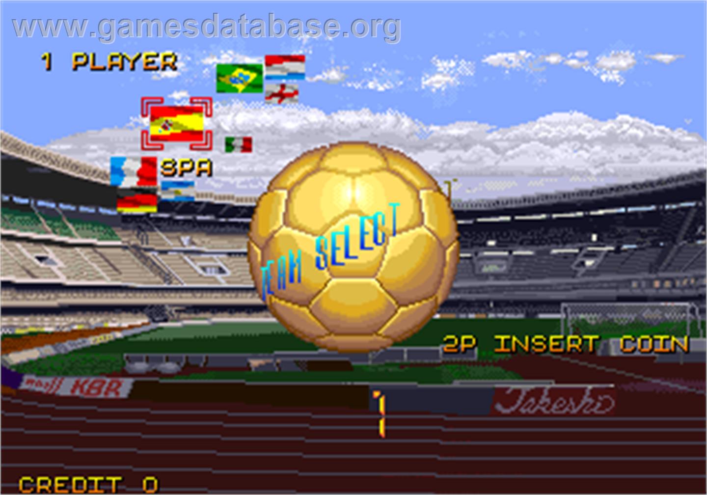 Football Champ - Arcade - Artwork - Select Screen