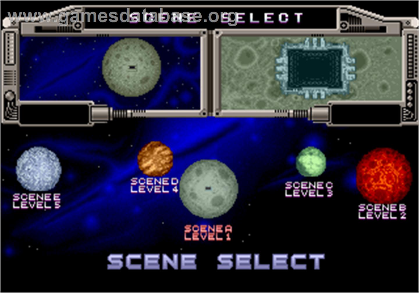 Galaxy Force 2 - Arcade - Artwork - Select Screen