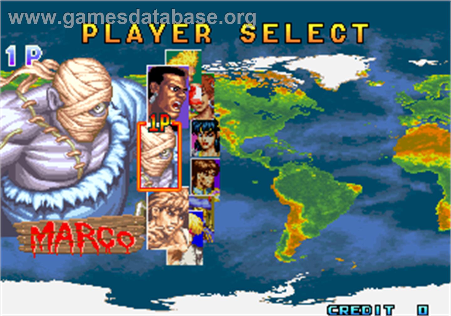 Global Champion - Arcade - Artwork - Select Screen