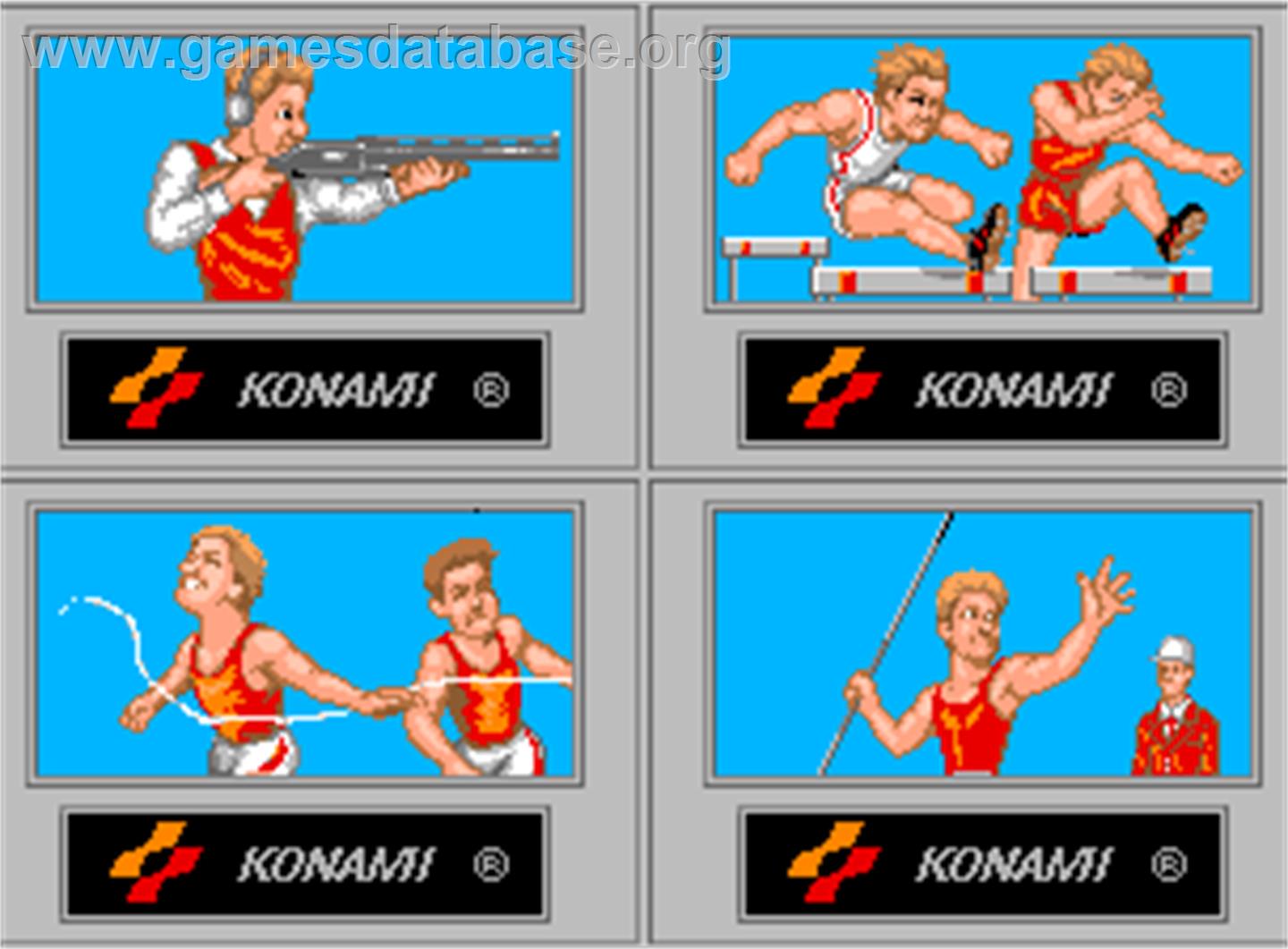 Konami '88 - Arcade - Artwork - Select Screen