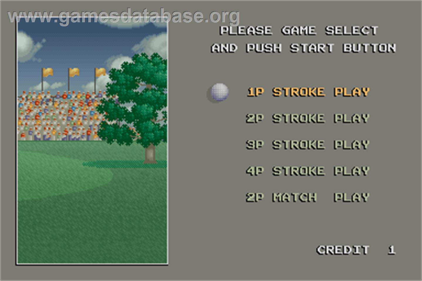 Major Title - Arcade - Artwork - Select Screen