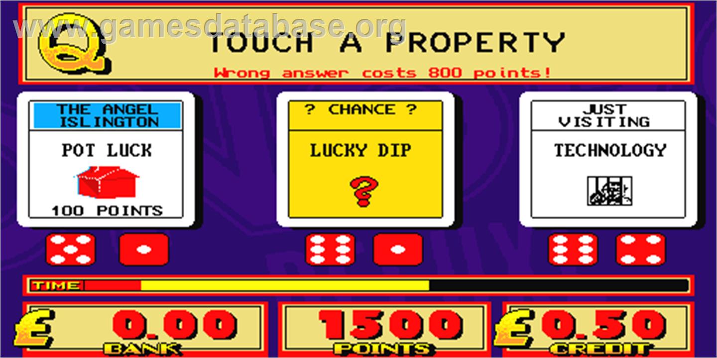 Monopoly Deluxe - Arcade - Artwork - Select Screen