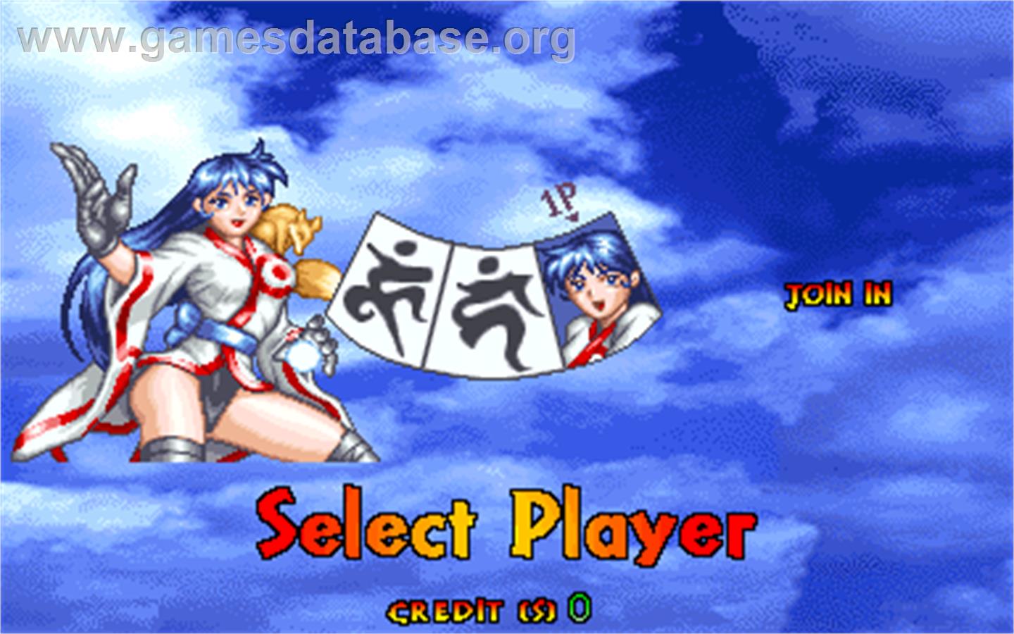 Oni - The Ninja Master - Arcade - Artwork - Select Screen