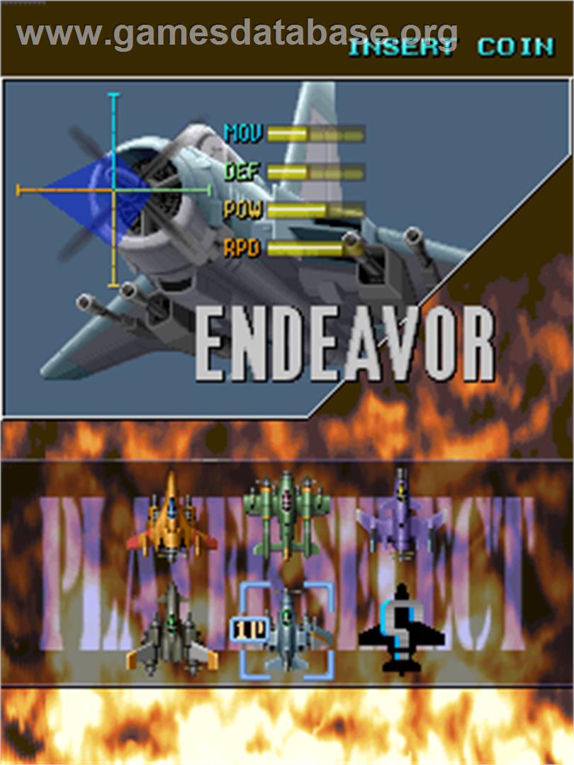 Raiden Fighters - Arcade - Artwork - Select Screen
