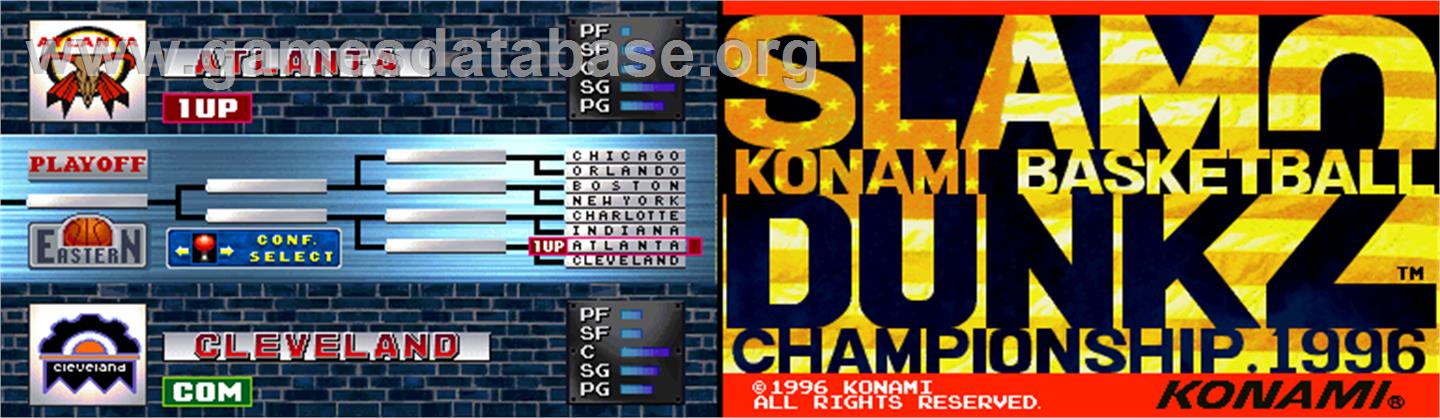 Slam Dunk 2 - Arcade - Artwork - Select Screen