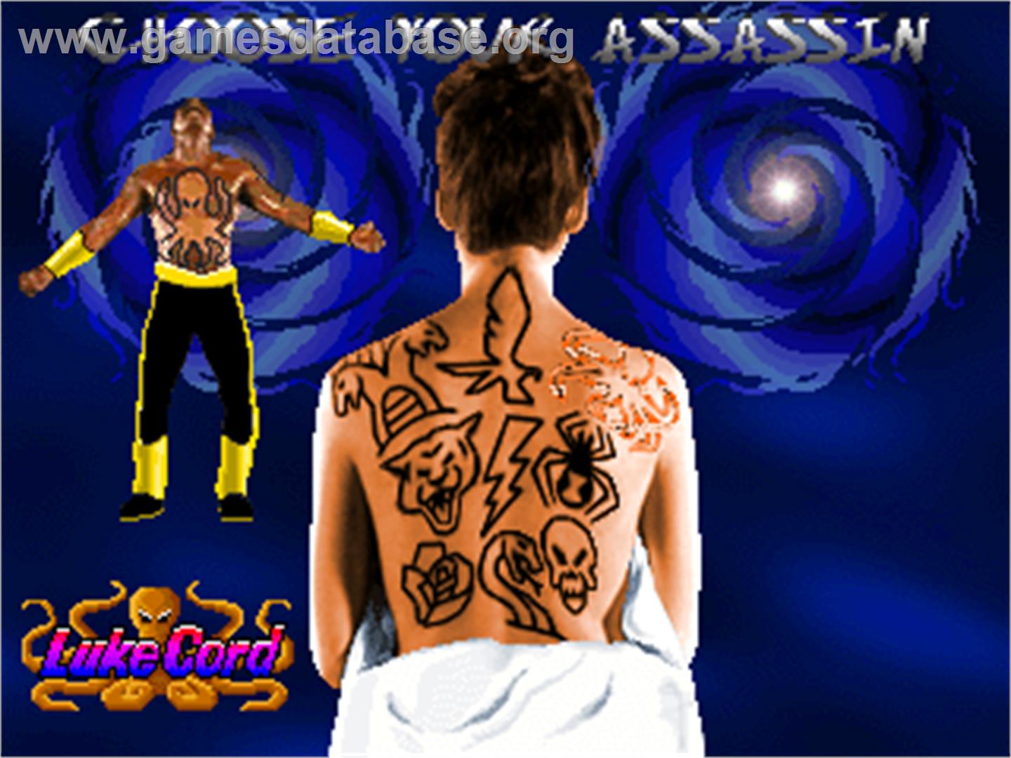 Tattoo Assassins - Arcade - Artwork - Select Screen