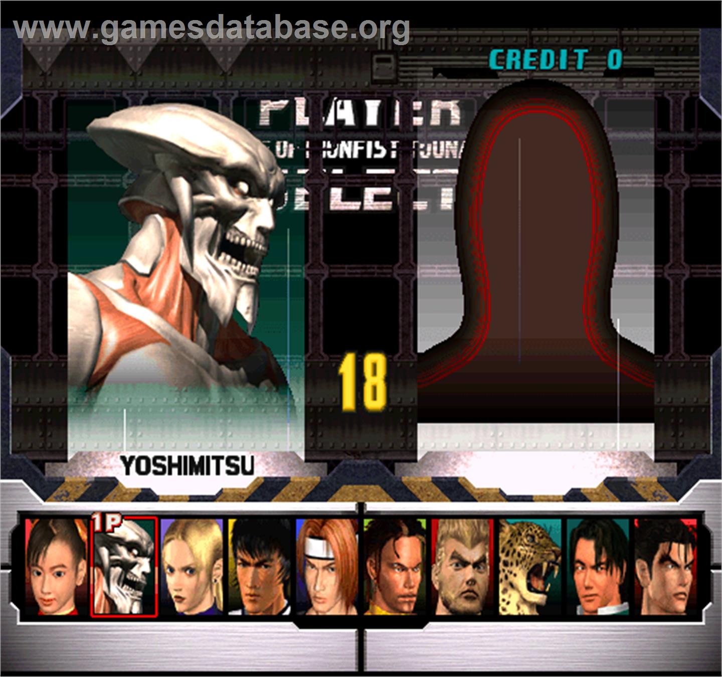 Tekken 3 - Arcade - Artwork - Select Screen