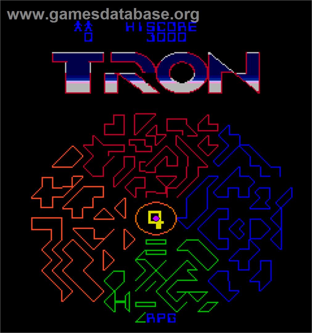 Tron - Arcade - Artwork - Select Screen