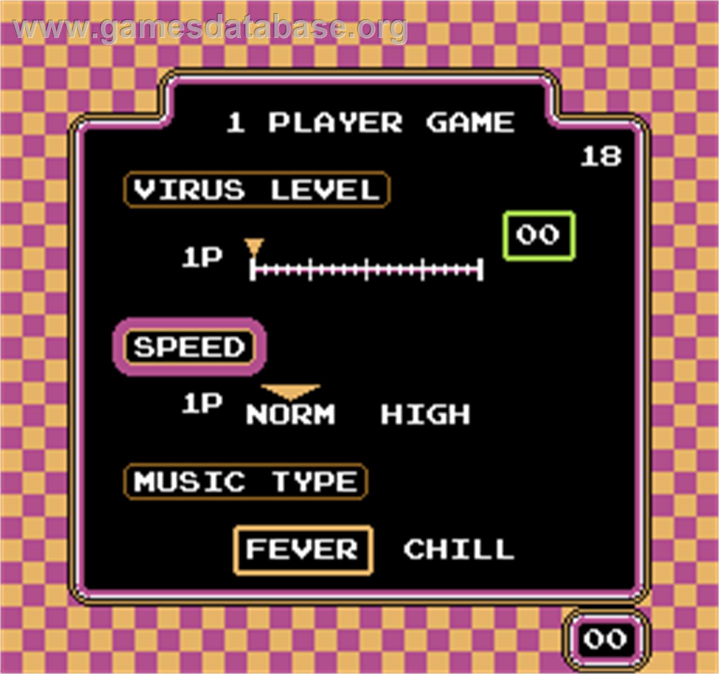 Vs. Dr. Mario - Arcade - Artwork - Select Screen
