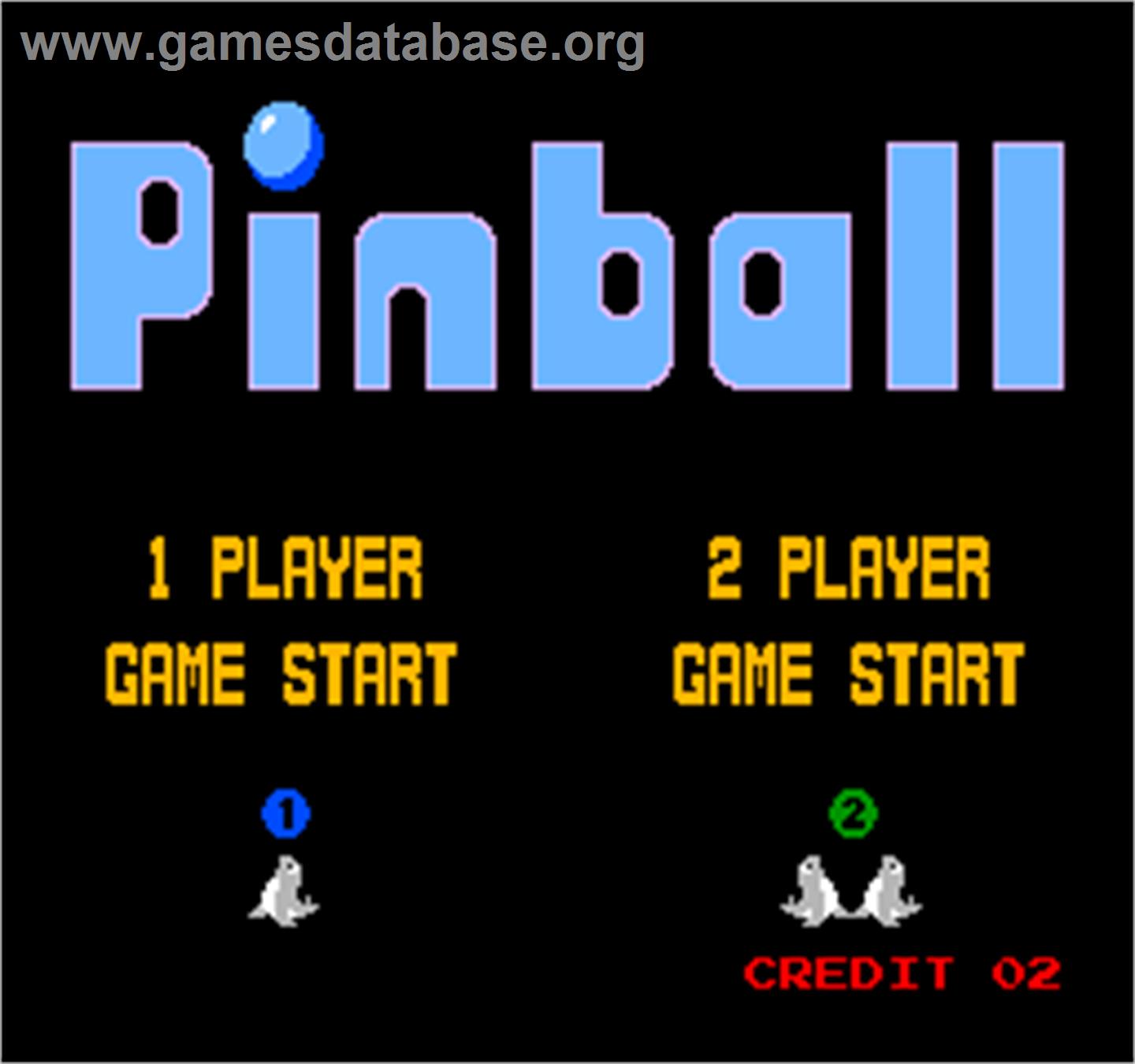 Vs. Pinball - Arcade - Artwork - Select Screen